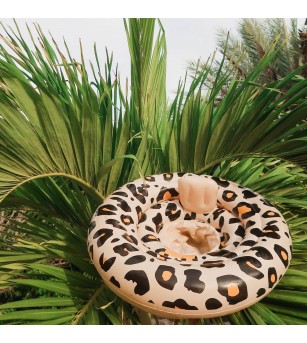 Colac bebelusi Swim Essentials, Beige Leopard - Colac bebeluși