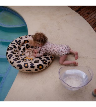 Colac bebelusi Swim Essentials, Beige Leopard - Colac bebeluși