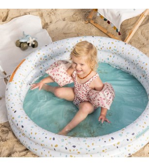 Aripioare inot Pink Leopard, Swim Essentials, 0-2 ani - Aripioare înot copii