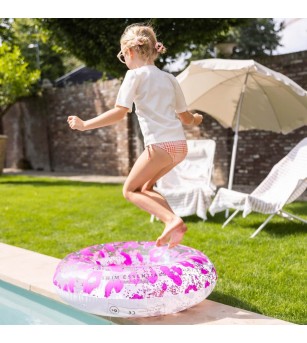 Colac de inot pentru copii Swim Essentials, Neon Leopard 90 cm - Colac copii Colac de inot pentru copii Swim Essentials, Neon Leopard 90 cm - Colac copii