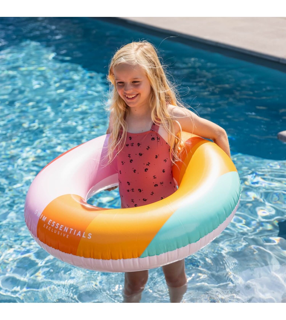 Colac de inot pentru copii Swim Essentials, curcubeu 90 cm - Colac copii Colac de inot pentru copii Swim Essentials, curcubeu 90 cm - Colac copii