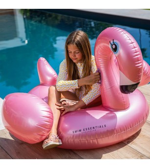 Saltea gonflabilă de apă Swim Essentials, Rose Gold Flamingo 150 cm - Saltea gonflabilă