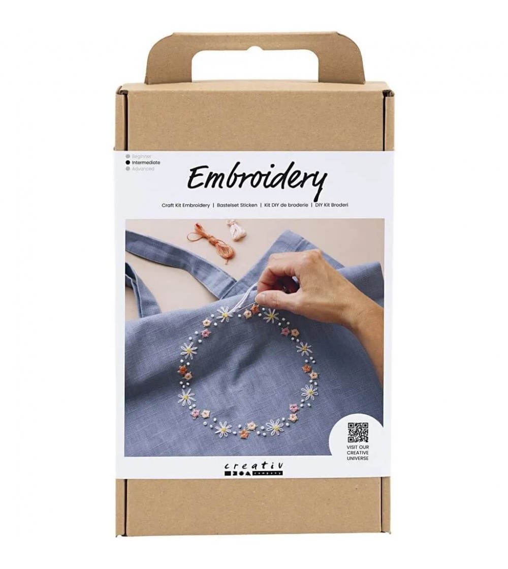Kit de broderie - sacoșă pânza brodată - Seturi de cusut pentru copii