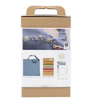 Kit de broderie - sacoșă pânza brodată - Seturi de cusut pentru copii