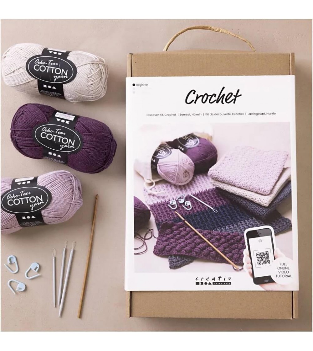 Kit Starter pentru croșetat - Lucru manual pentru adulți