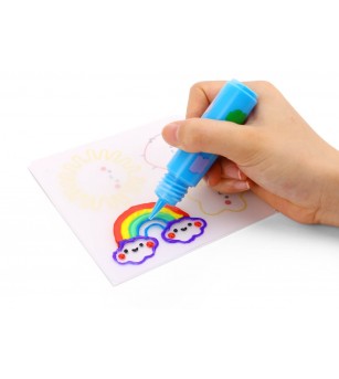 Kit creativ de colorat pentru ferestre - Seturi de pictura și desenat