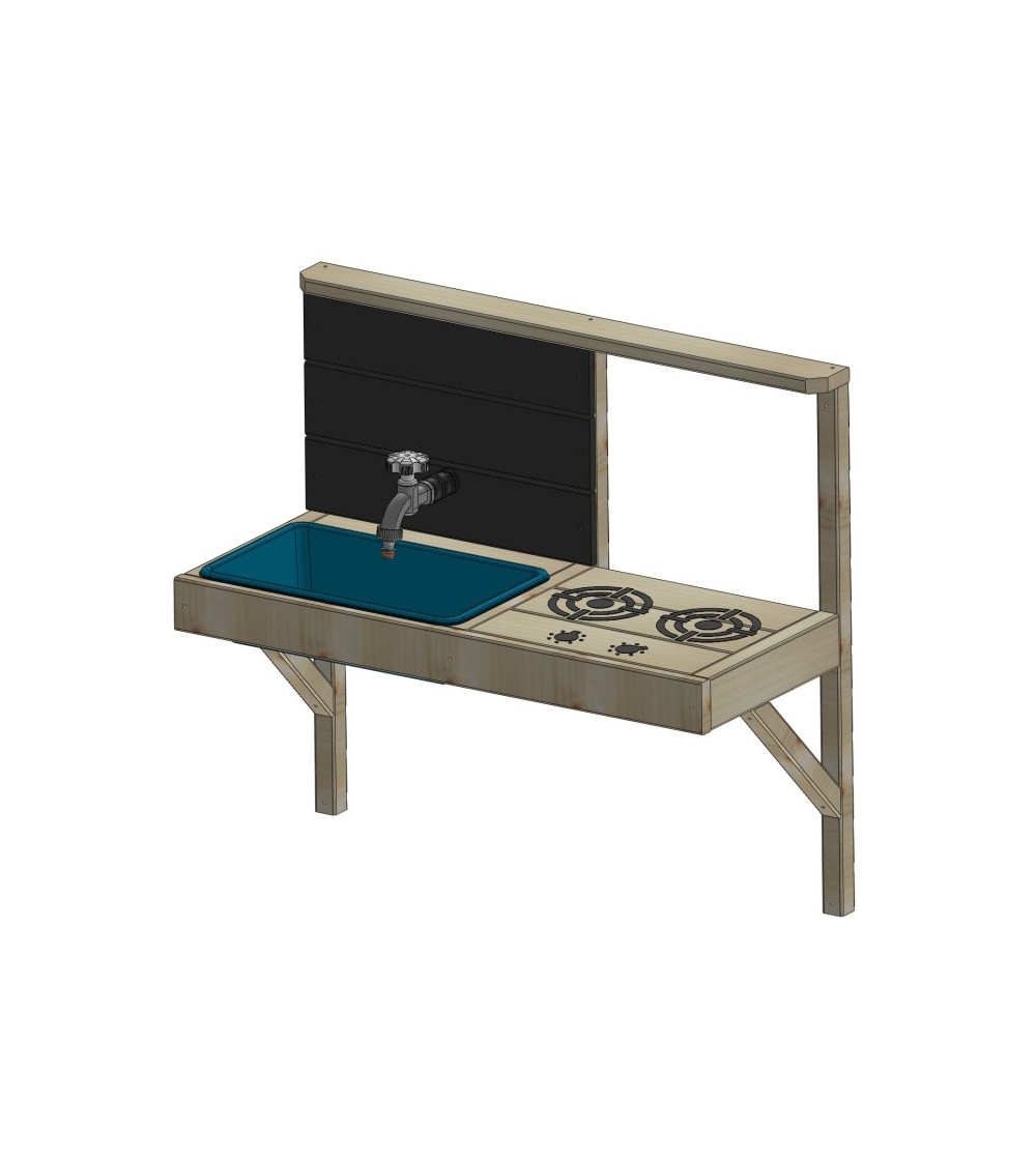 Modul bucatarie pentru casute de gradina, Wendi Toys - Alte echipamente de joacă