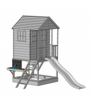 Modul bucatarie pentru casute de gradina, Wendi Toys - Alte echipamente de joacă