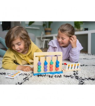 Joc de logica si coordonare Provocarea girafelor, BS Toys - Jocuri logică