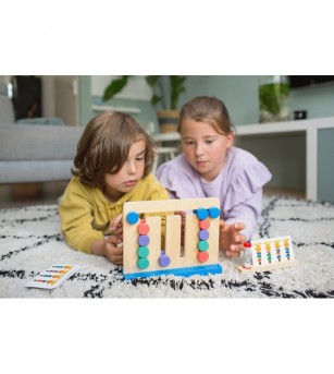 Joc de logica si coordonare Provocarea girafelor, BS Toys - Jocuri logică