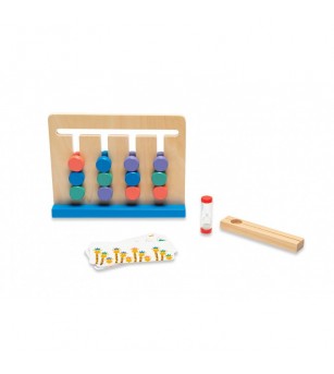 Joc de logica si coordonare Provocarea girafelor, BS Toys - Jocuri logică