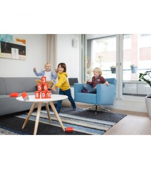 Joc de aruncare la tinta Conserve cu Numere, BS Toys - Jocuri de competiție