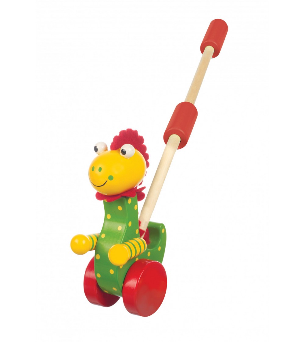 Jucarie de impins dinozaur, Orange Tree Toys - Jucării de tras și împins Jucarie de impins dinozaur, Orange Tree Toys - Jucării de tras și împins