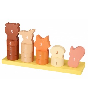 Joc de numarat cu animale, Orange Tree Toys - Jucării de lemn si Montessori