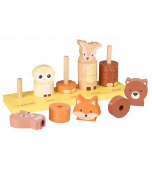 Joc de numarat cu animale, Orange Tree Toys - Jucării de lemn si Montessori