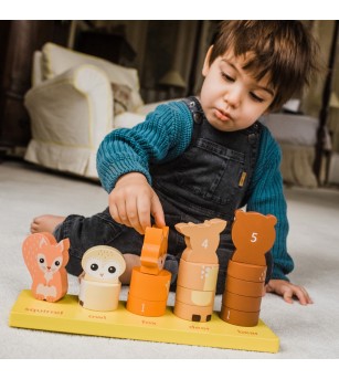 Joc de numarat cu animale, Orange Tree Toys - Jucării de lemn si Montessori