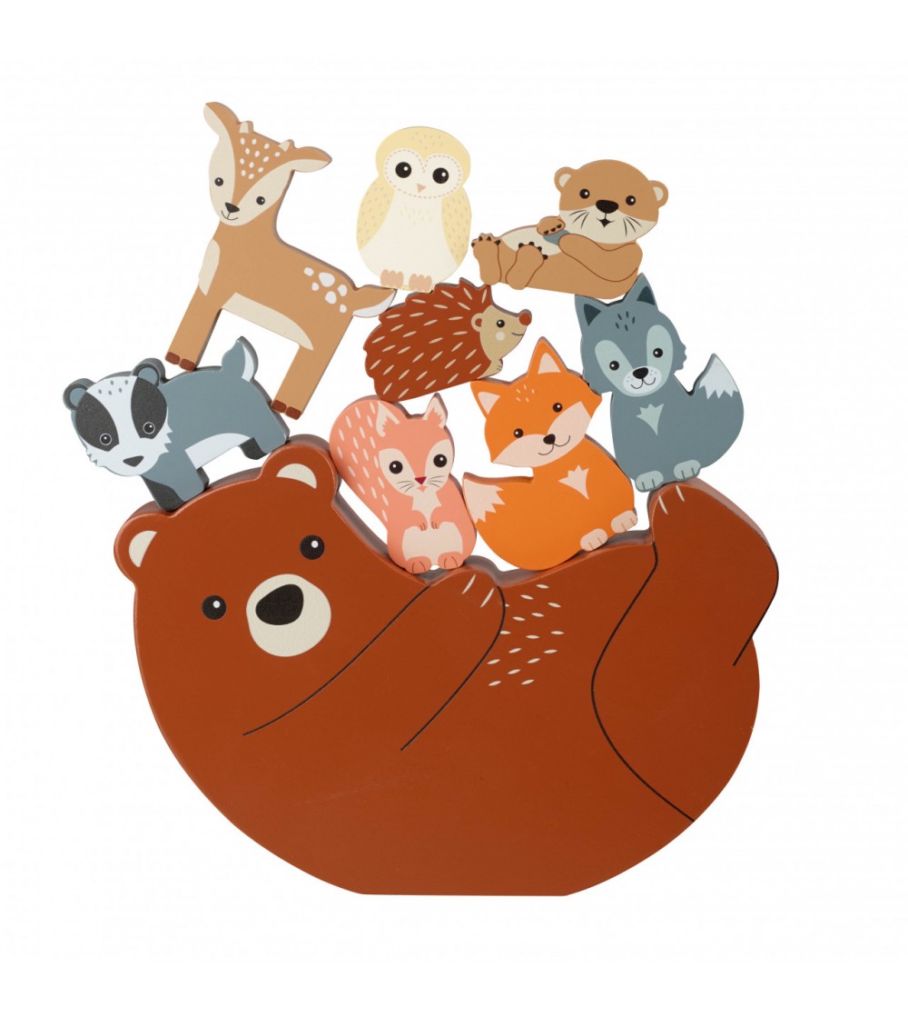 Joc de echilibru cu animale, Orange Tree Toys - Jucării de lemn si Montessori