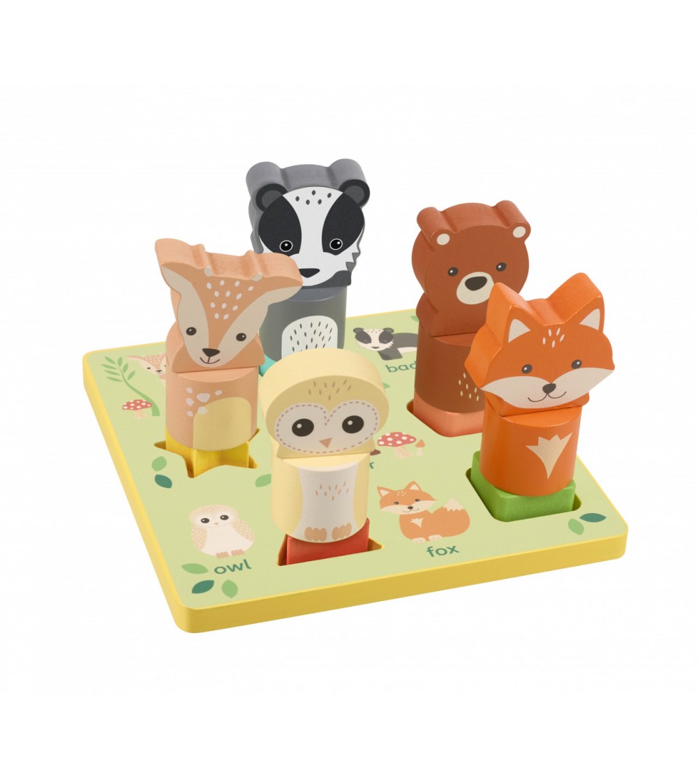 Puzzle 3D cu animale, Orange Tree Toys - Puzzle-uri Puzzle 3D cu animale, Orange Tree Toys - Puzzle-uri