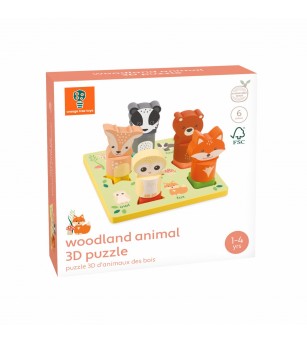 Puzzle 3D cu animale, Orange Tree Toys - Puzzle-uri Puzzle 3D cu animale, Orange Tree Toys - Puzzle-uri
