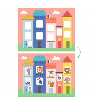 Joc creativ de desenat dupa contur Djeco - Seturi de pictura și desenat