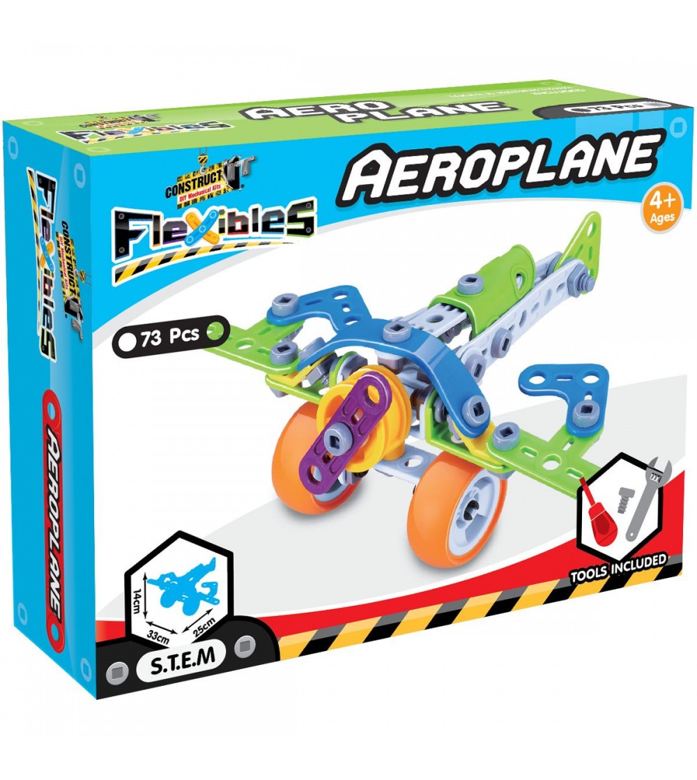 Kit STEM Flexible Avion - Jocuri STEM