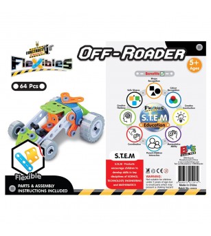 Kit STEM Flexible Automobil de teren - Jocuri STEM