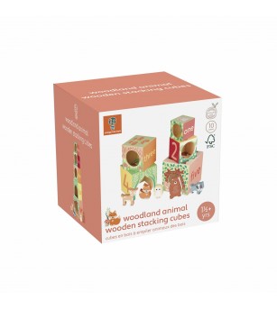 Cuburi de stivuit, Orange Tree Toys - Jucării de lemn si Montessori