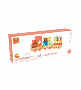Trenulet din lemn cu forme si animale, Orange Tree Toys - Jucării de lemn si Montessori Trenulet din lemn cu forme si animale, Orange Tree Toys - Jucării de lemn si Montessori