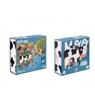 Puzzle Londji, Vacuta Moo - Puzzle-uri