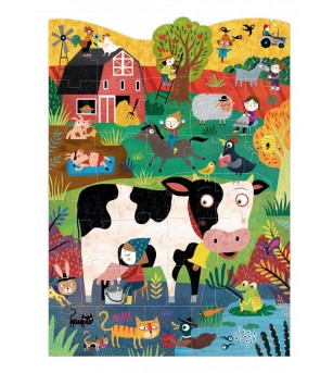 Puzzle Londji, Vacuta Moo - Puzzle-uri