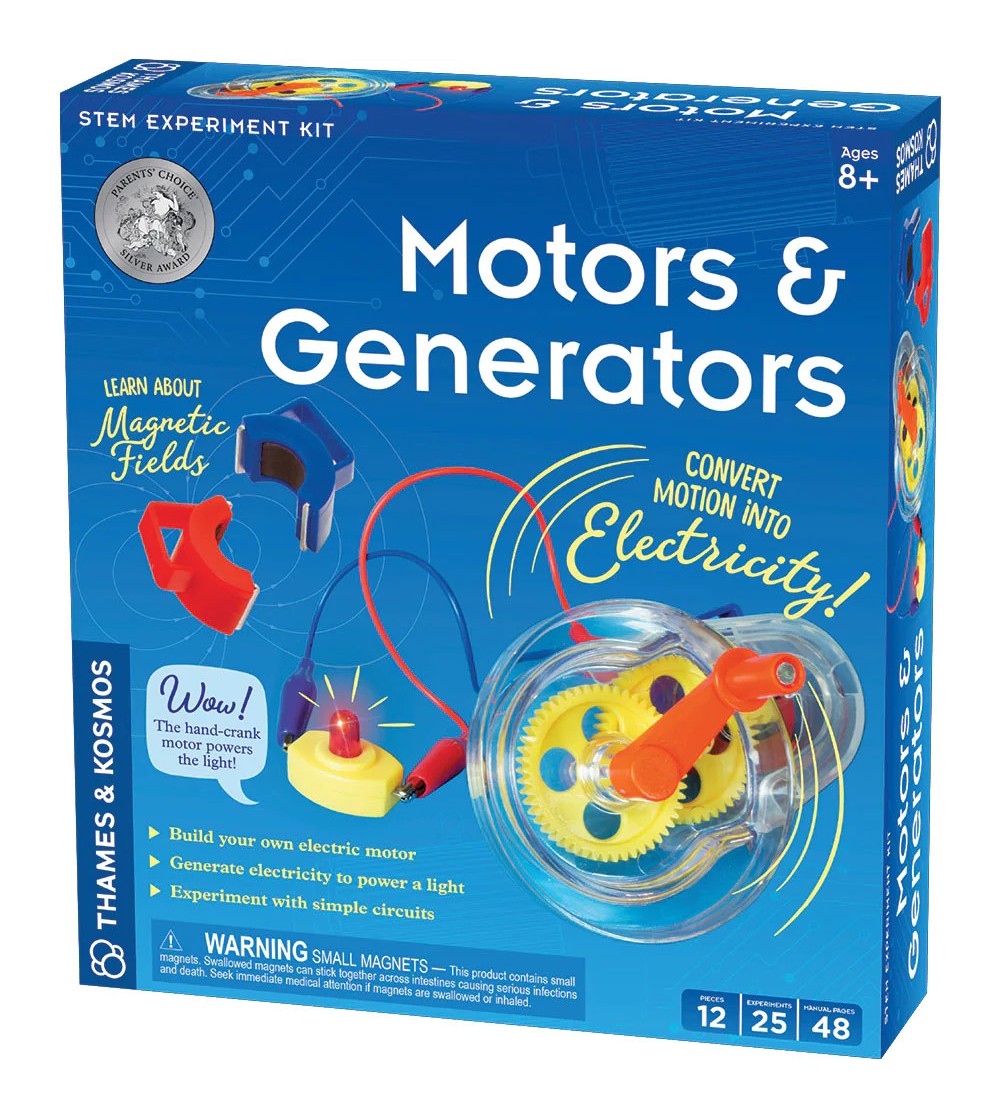 Kit STEM de construit motoare si generatoare - Jocuri STEM