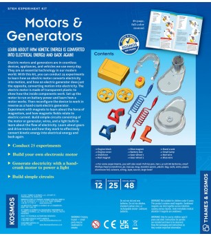 Kit STEM de construit motoare si generatoare - Jocuri STEM
