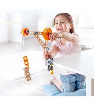 Jucarie din lemn - Set 3 experimente (37 piese) - Jocuri STEM