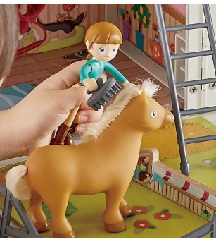 Casuta de papusi - Ferma cu ponei (25 piese) - Căsuțe de păpuși și accesorii