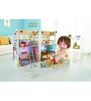 Casuta de papusi - Ferma cu ponei (25 piese) - Căsuțe de păpuși și accesorii