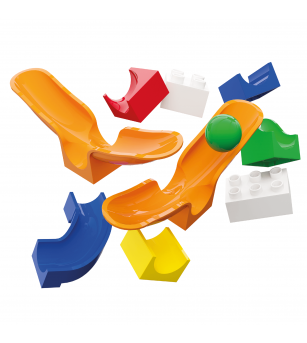Jucarie Marble Run extensie pendul Hubelino (46 piese) - Jocuri construcție Jucarie Marble Run extensie pendul Hubelino (46 piese) - Jocuri construcție