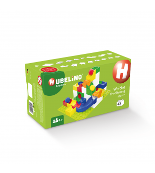 Jucarie Marble Run extensie de schimbat directia Hubelino (43 piese) - Jocuri construcție