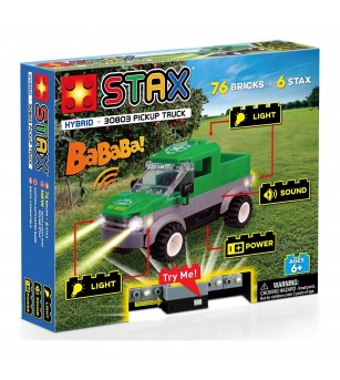 Jucarie - Seturi de constructie cu lumini si sunete Stax - Camion - Jocuri construcție