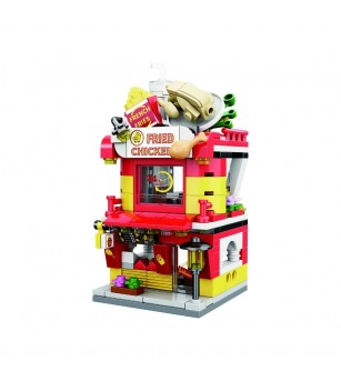Jucarie - Seturi de constructie - Fast-food (227 piese) - Jocuri construcție