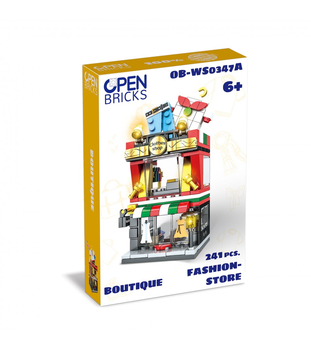 Jucarie - Seturi de constructie - Butic (241 piese) - Jocuri construcție