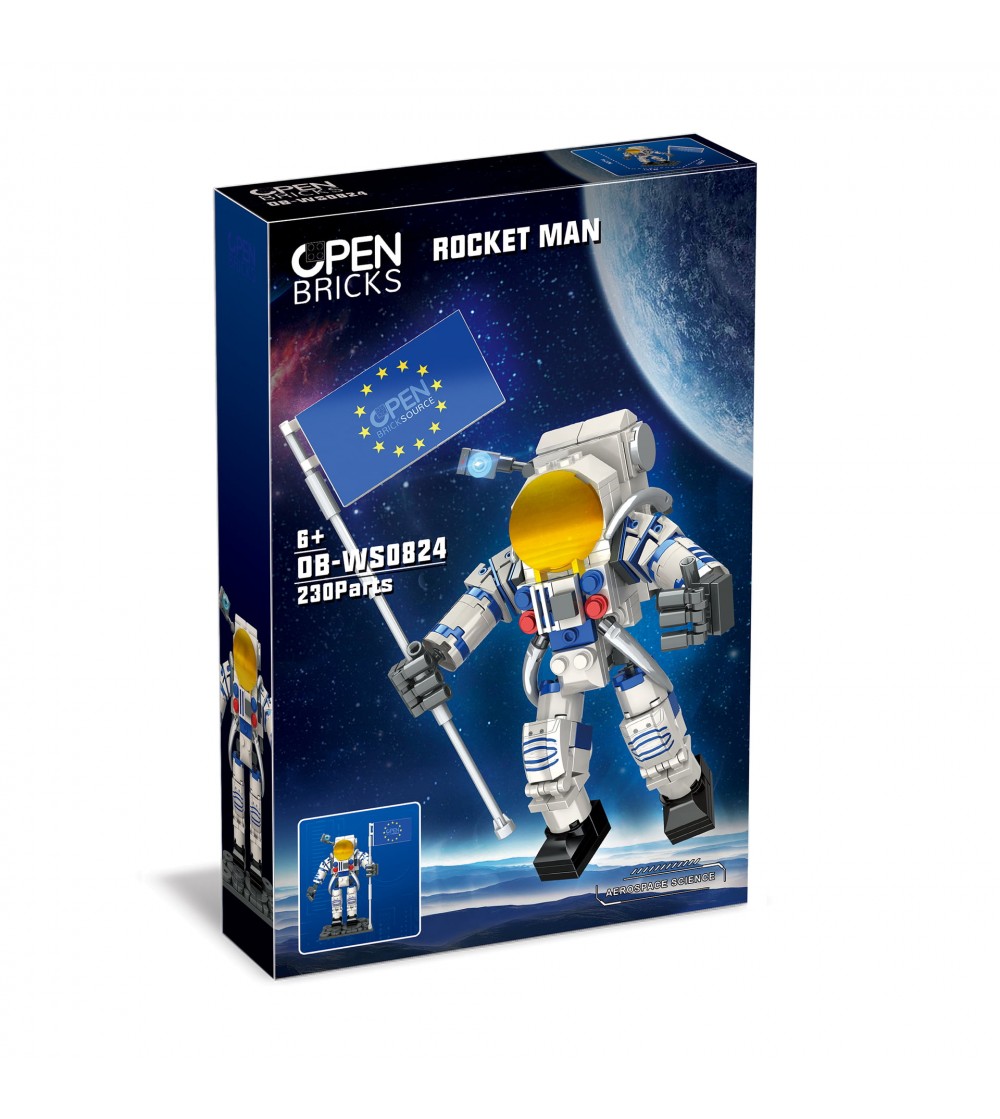 Jucarie - Seturi de constructie - Astronaut (230 piese) - Jocuri construcție