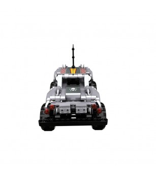 Jucarie - Seturi de constructie - Monster truck argintie (232 piese) - Jocuri construcție