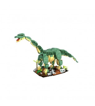 Jucarie - Seturi de constructie - Dinozaur Brontozaur (611 piese) - Jocuri construcție
