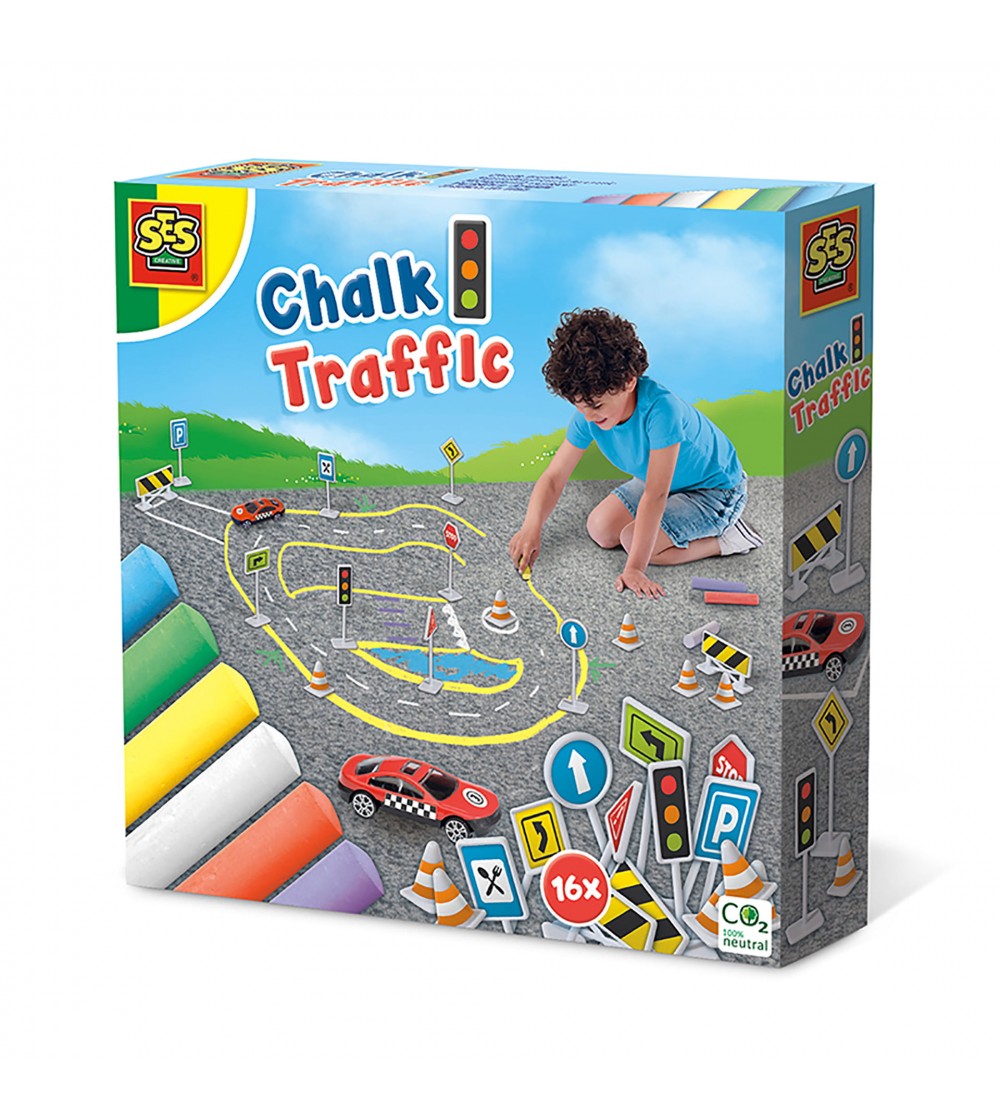 Creta pentru terenul de joaca - Trafic - Cretă colorată Creta pentru terenul de joaca - Trafic - Cretă colorată