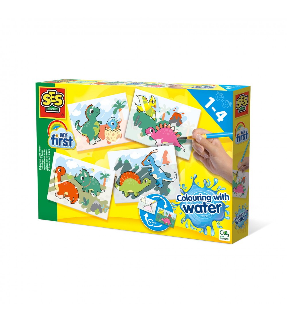My first - Coloreaza cu apa dinozauri - Pictura cu apa
