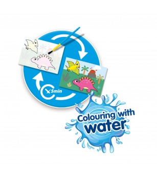 My first - Coloreaza cu apa dinozauri - Pictura cu apa