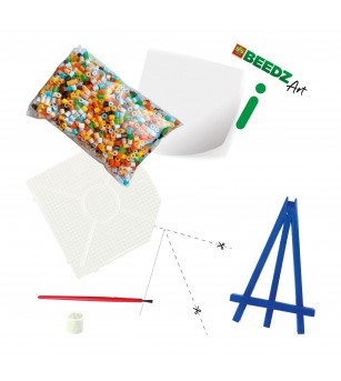 Set margele de calcat Beedz Art, Mini artist Vincent - Mărgele de călcat