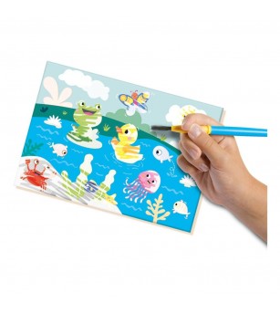 My first - Coloreaza cu apa animale ascunse - Pictura cu apa