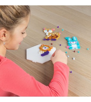 Set creativ Green Beedz Margele de calcat Animale din padure - Mărgele de călcat