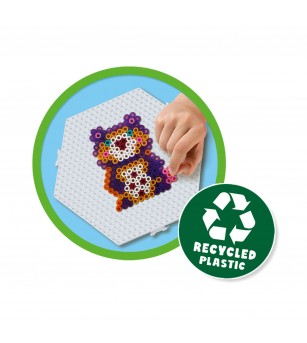 Set creativ Green Beedz Margele de calcat Animale din padure - Mărgele de călcat